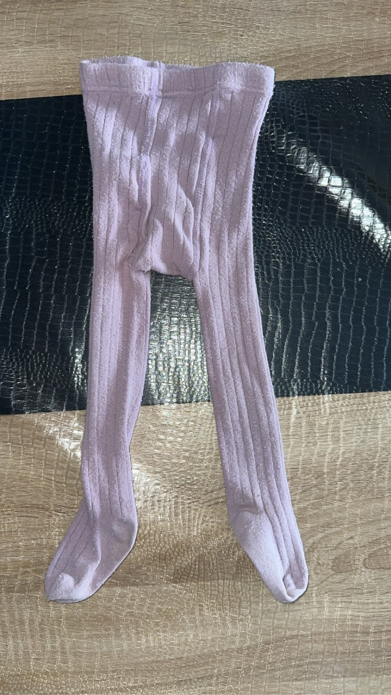 Meia-calça para menina lilás – photo 2